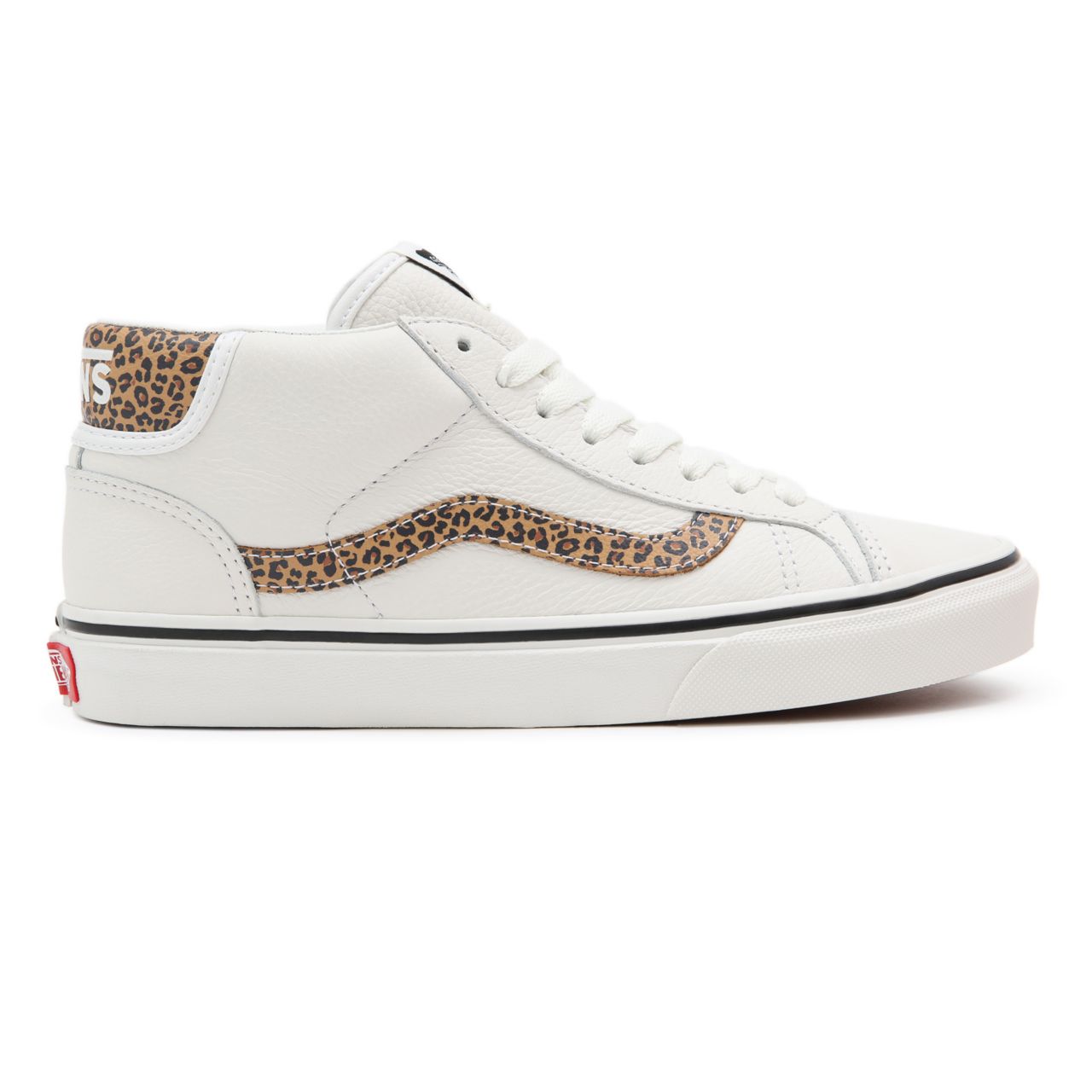 Vans Animal Mid Skool 37 White Classic Womens - (Animal) Blanc De Blanc/Doe VN0A3TKF912 Shoes