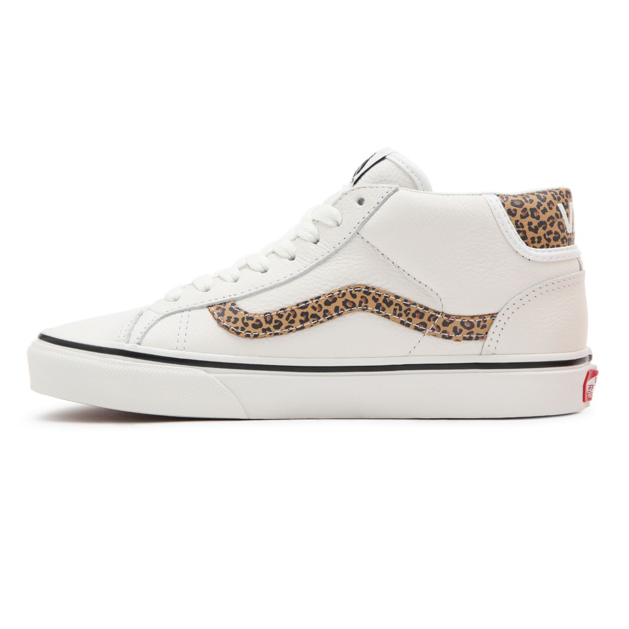 Vans Animal Mid Skool 37 White Classic Womens - (Animal) Blanc De Blanc/Doe VN0A3TKF912 Shoes