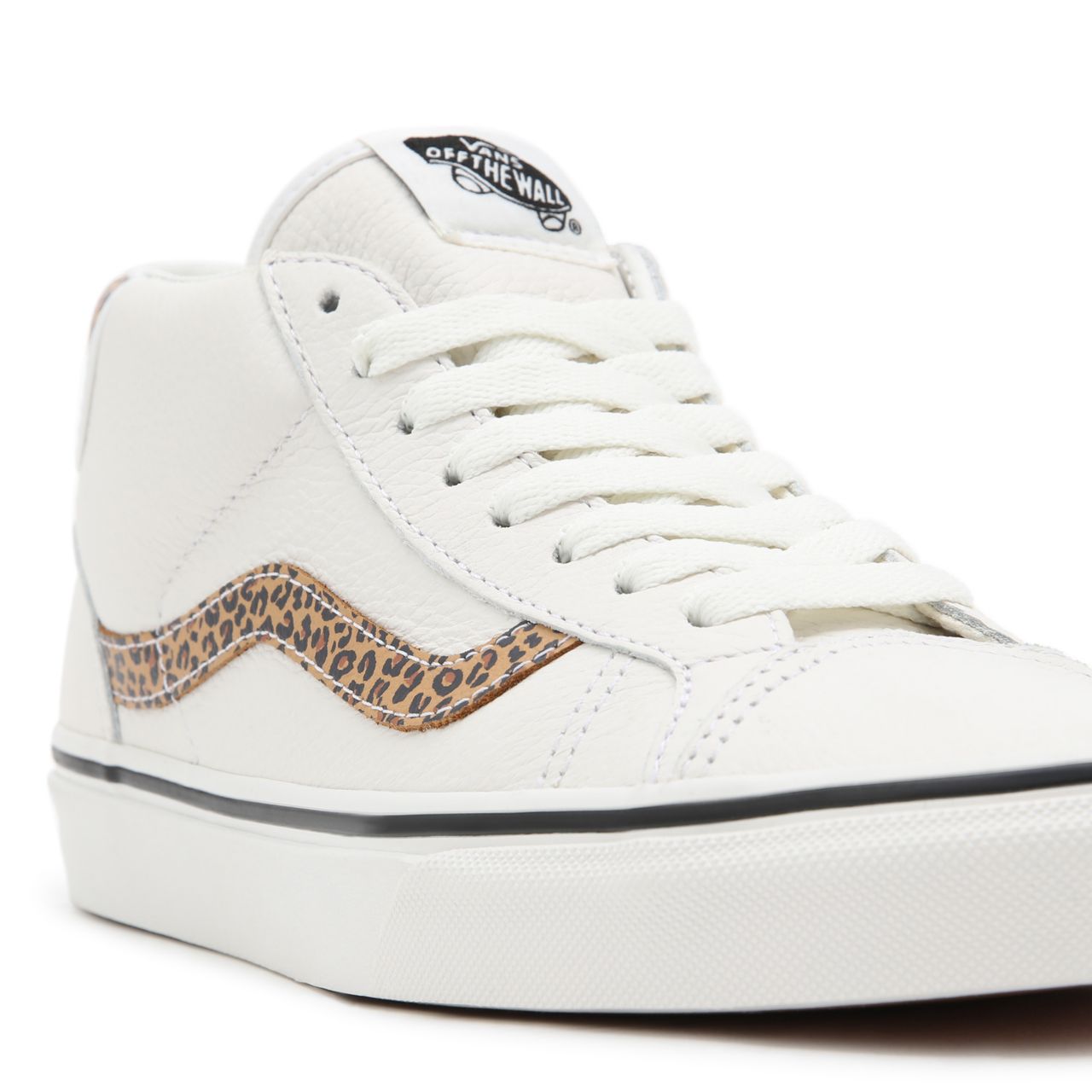 Vans Animal Mid Skool 37 White Classic Womens - (Animal) Blanc De Blanc/Doe VN0A3TKF912 Shoes