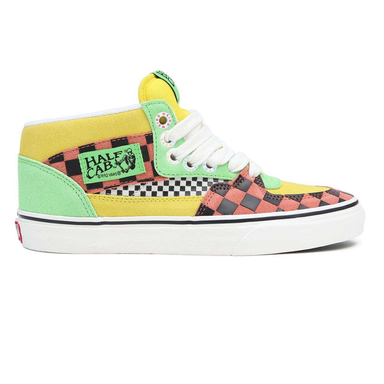 Vans x Tierra Whack Half Cab Black Classic Womens - (Tierra Whack) Multi/Checkerboard VN000DZ37C7 Shoes