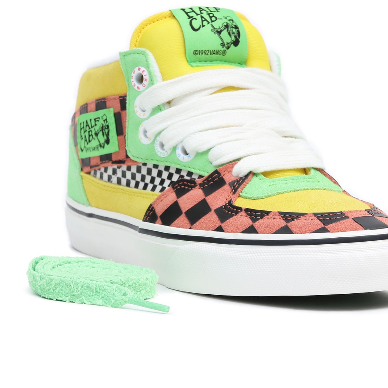 Vans x Tierra Whack Half Cab Black Classic Womens - (Tierra Whack) Multi/Checkerboard VN000DZ37C7 Shoes