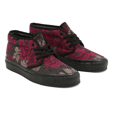 Vans Anaheim Factory Chukka 49 DX Black Classic Womens - (Anaheim Factory) Roses/Black VN0A4BTI8FH Shoes