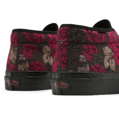 Vans Anaheim Factory Chukka 49 DX Black Classic Womens - (Anaheim Factory) Roses/Black VN0A4BTI8FH Shoes