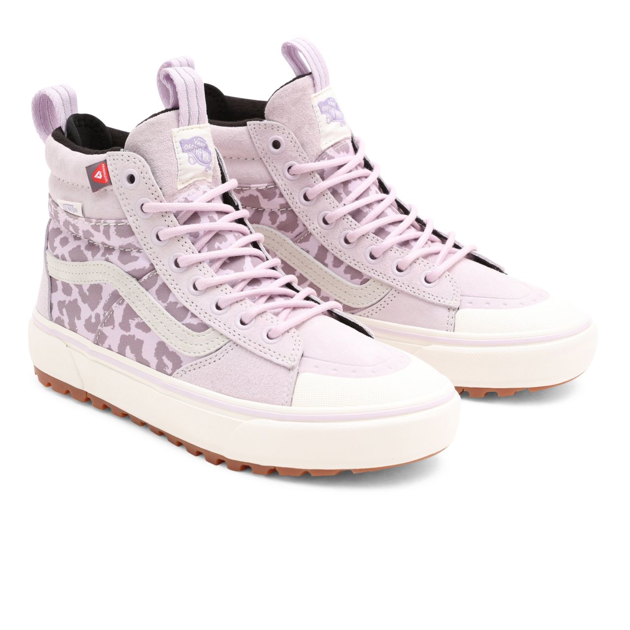 Vans Sk8-Hi MTE-2 Pink Classic Womens - Orchid Ice/Leopard VN0A5HZZ6H9 Shoes