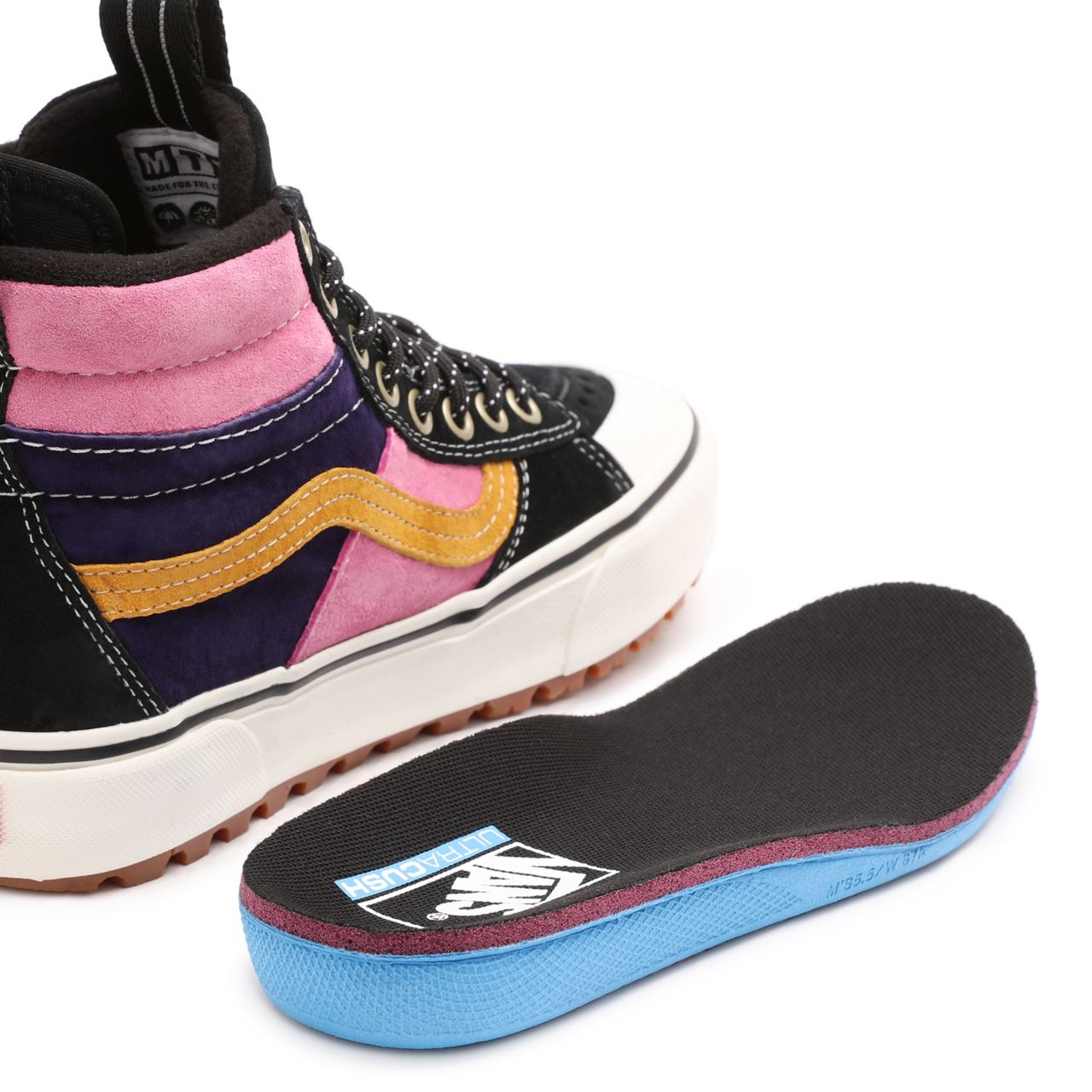 Vans Sk8-Hi MTE-2 Multicolour Classic Womens - Black/Sugar Plum VN0A5HZZ6K6 Shoes