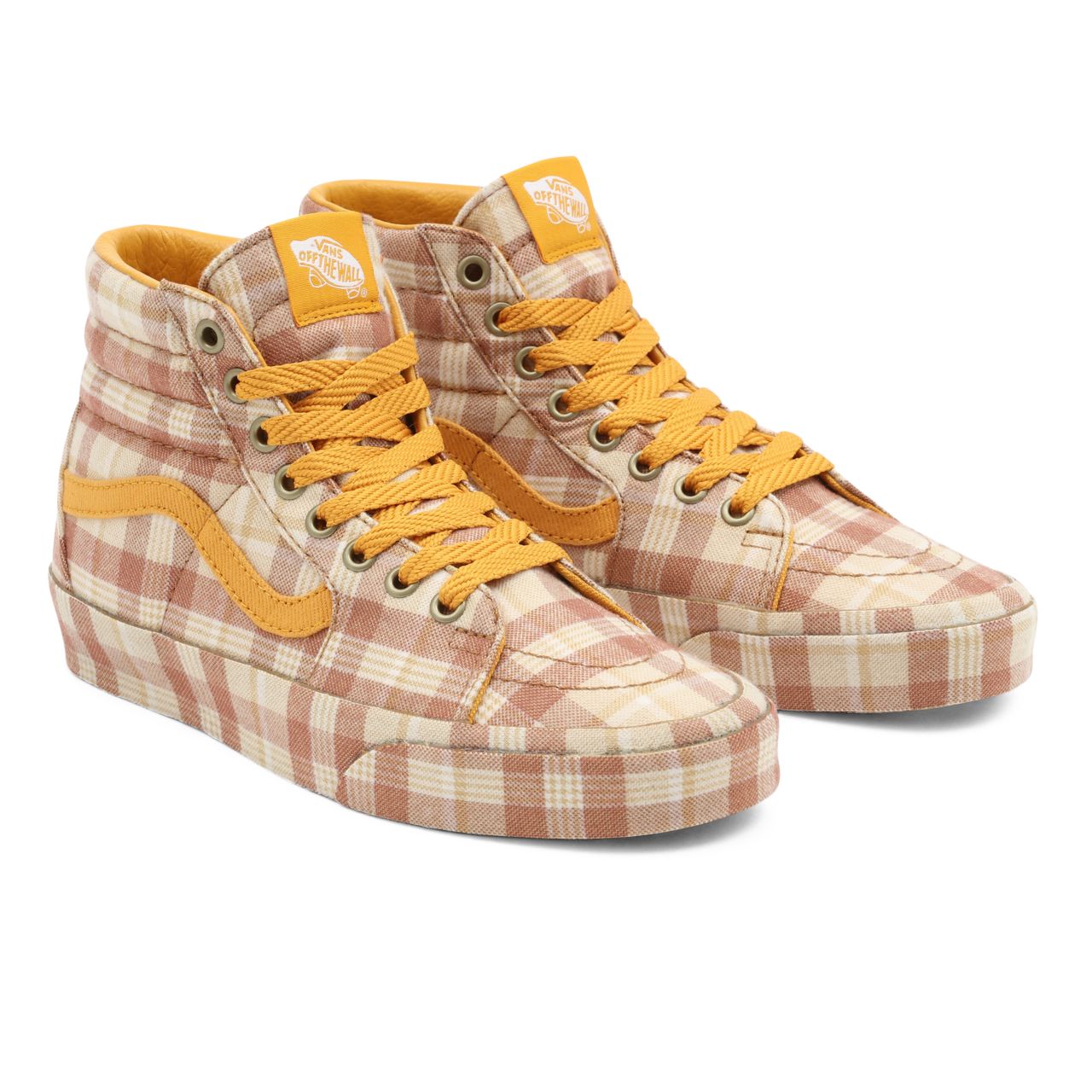 Vans Retro Prep Sk8-Hi Beige Classic Womens - (Retro Prep) Multi VN0A5JMJ8E4 Shoes