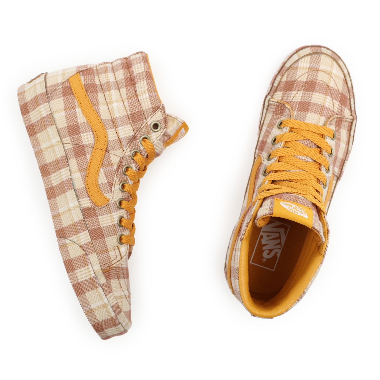 Vans Retro Prep Sk8-Hi Beige Classic Womens - (Retro Prep) Multi VN0A5JMJ8E4 Shoes