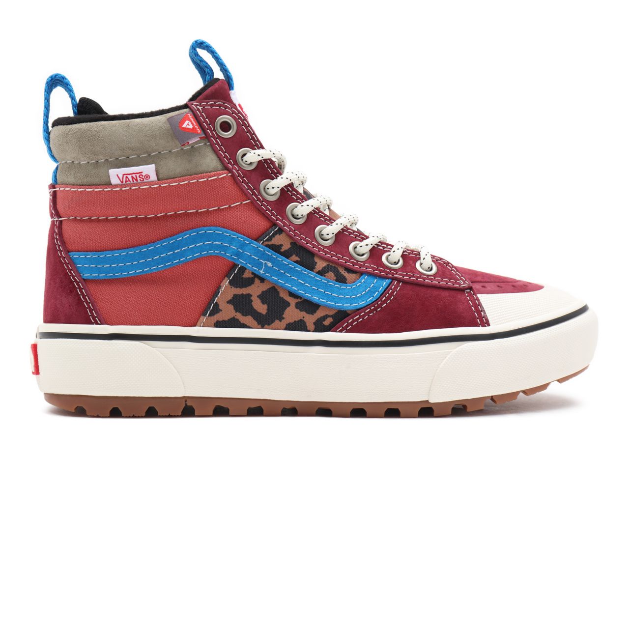 Vans Sk8-Hi MTE-2 Red Classic Womens - pomegranate/leopard VN0A5HZZA0B Shoes