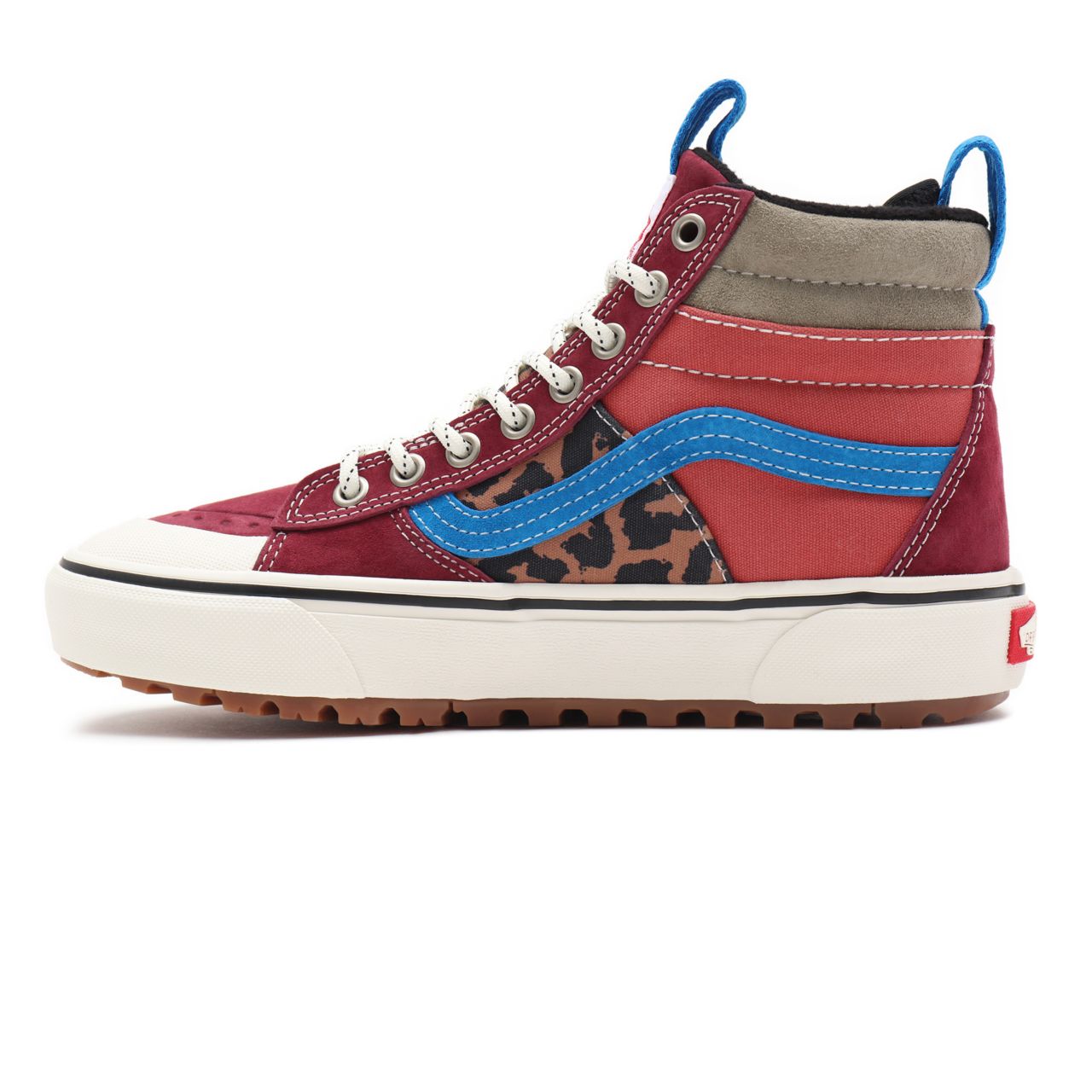 Vans Sk8-Hi MTE-2 Red Classic Womens - pomegranate/leopard VN0A5HZZA0B Shoes