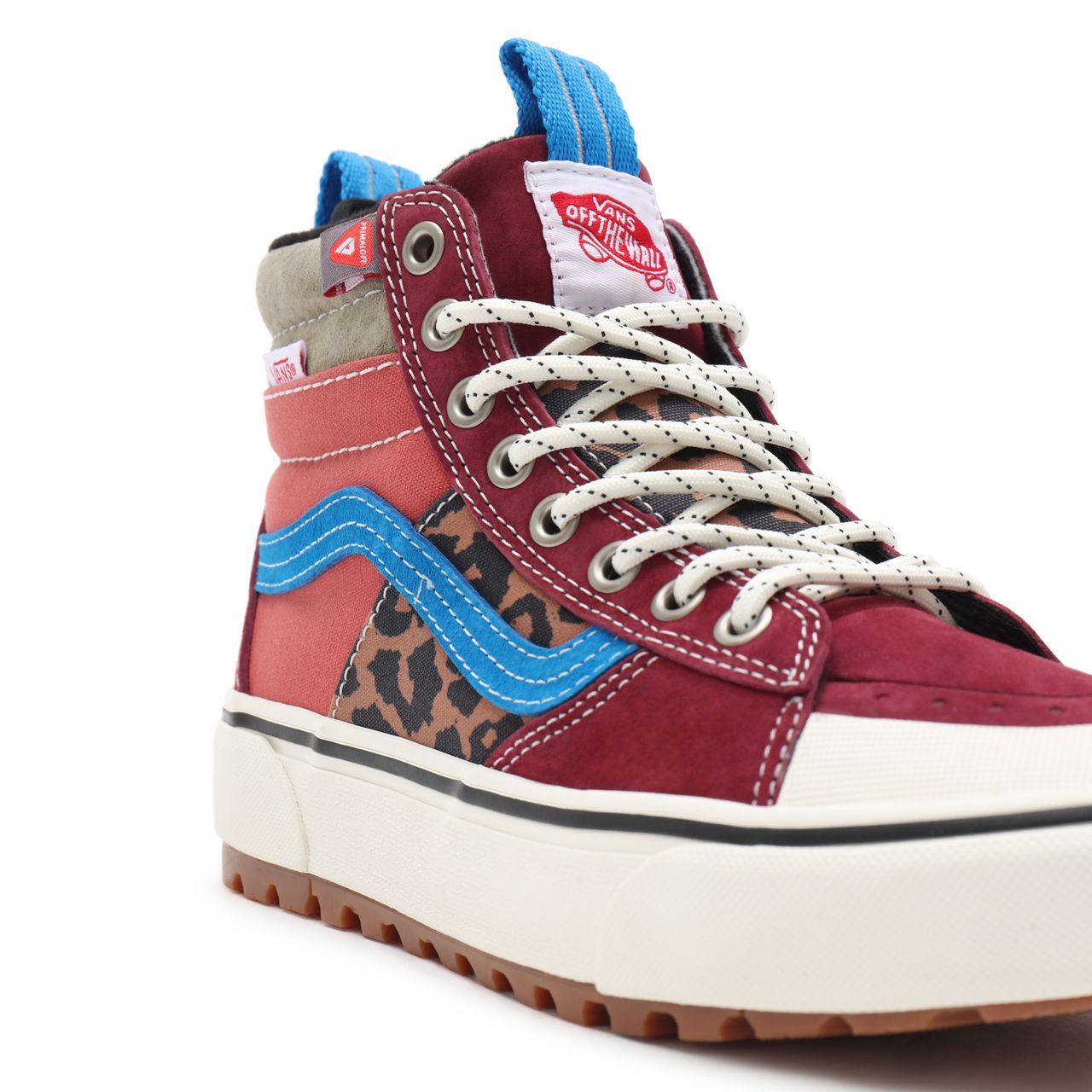 Vans Sk8-Hi MTE-2 Red Classic Womens - pomegranate/leopard VN0A5HZZA0B Shoes