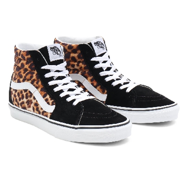 Vans Leopard SK8-Hi Black Classic Womens - (Leopard) Black/True White VN0A4U3C3I6 Shoes