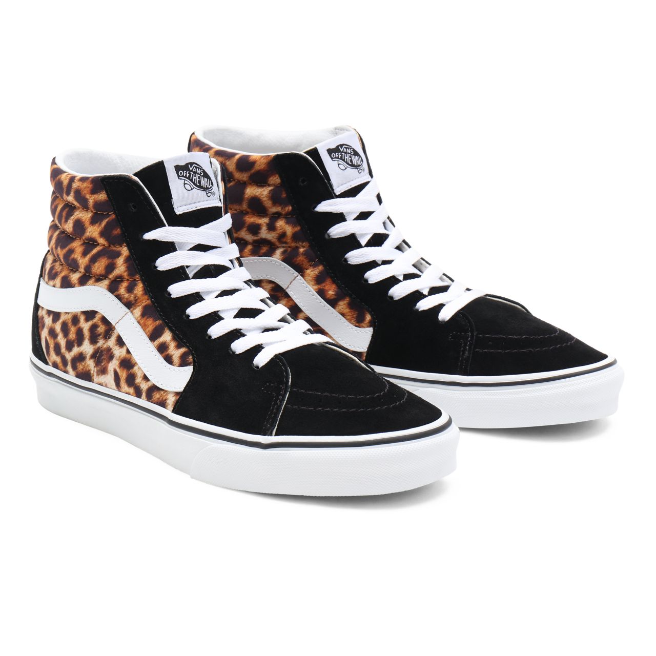 Vans Leopard SK8-Hi Black Classic Womens - (Leopard) Black/True White VN0A4U3C3I6 Shoes