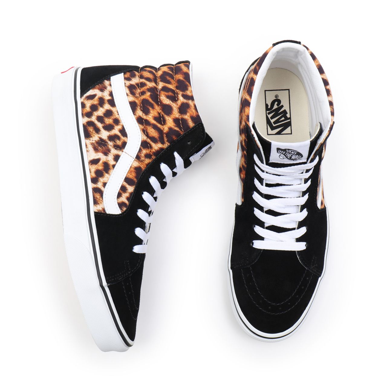 Vans Leopard SK8-Hi Black Classic Womens - (Leopard) Black/True White VN0A4U3C3I6 Shoes