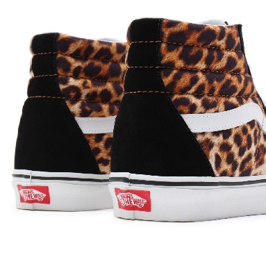 Vans Leopard SK8-Hi Black Classic Womens - (Leopard) Black/True White VN0A4U3C3I6 Shoes