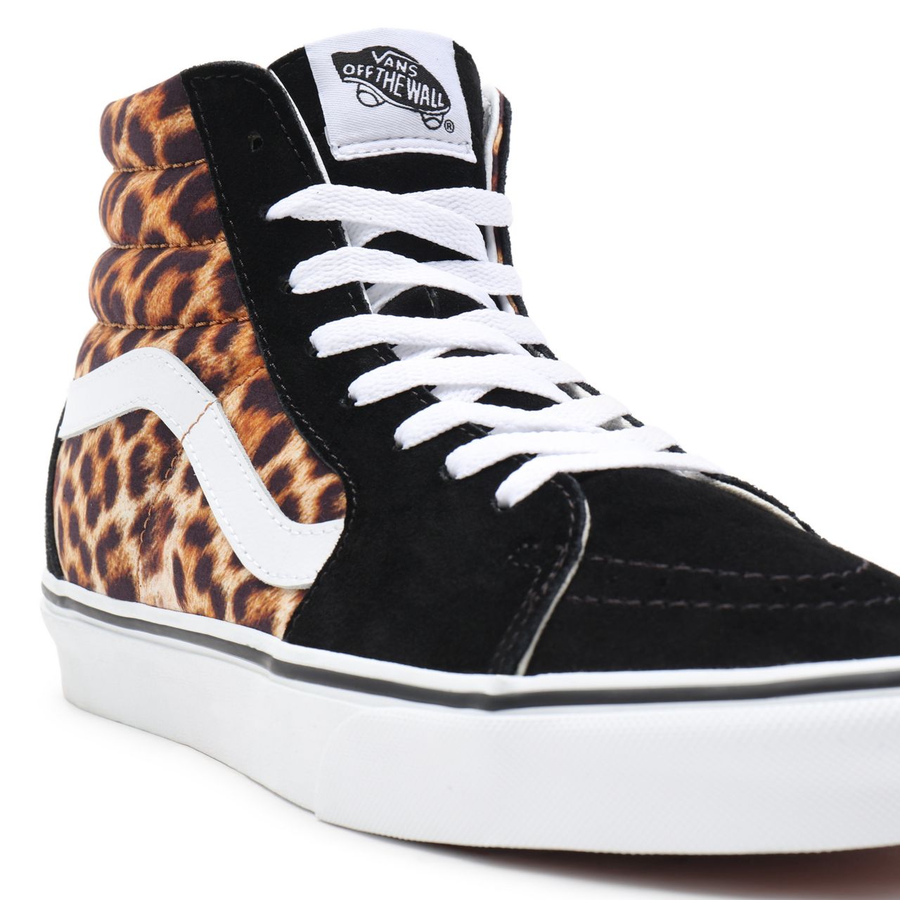 Vans Leopard SK8-Hi Black Classic Womens - (Leopard) Black/True White VN0A4U3C3I6 Shoes