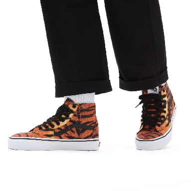 Vans Sk8-Hi Tapered Orange Classic Womens - Tiger/True White VN0A4U168WP Shoes