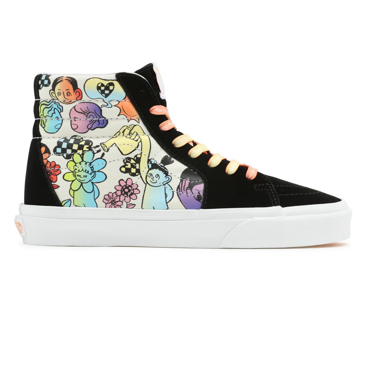 Vans Cultivate Care Sk8-Hi Multicolour Classic Womens - (Cultivate Care) In This Together/True White VN0A5JMJ8C3 Shoes