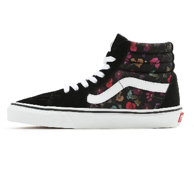 Vans Pressed Floral Sk8-Hi Black Classic Womens - (Pressed Floral) Black/True White VN0A5JMJ8N8 Shoes