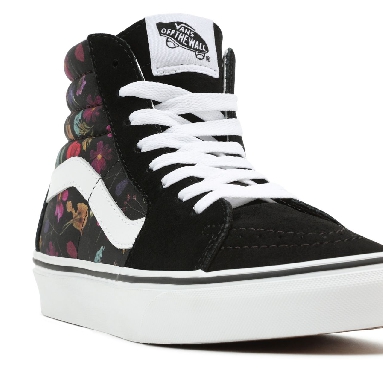 Vans Pressed Floral Sk8-Hi Black Classic Womens - (Pressed Floral) Black/True White VN0A5JMJ8N8 Shoes