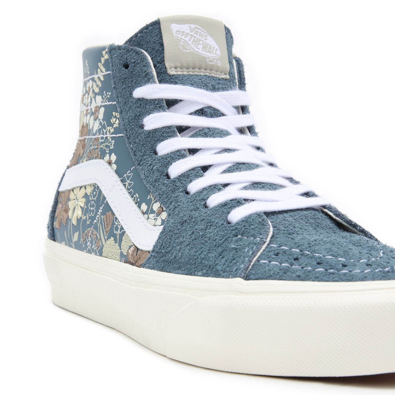 Vans Sunday Market Sk8-Hi Tapered Blue Classic Womens - (Sunday Market) blue mirage/marshmallow VN0A4U167LR Shoes