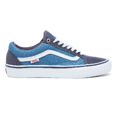 Vans Old Skool Pro Classic Mens Womens - Navy/White V00ZD40NS Shoes