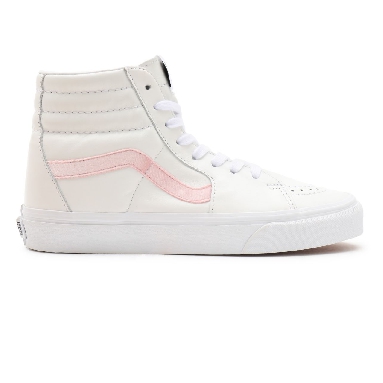 Vans Velvet Sidestripe Sk8-Hi White Classic Womens - (Velvet Sidestripe) powder pink/true white VN0A32QG9XL Shoes