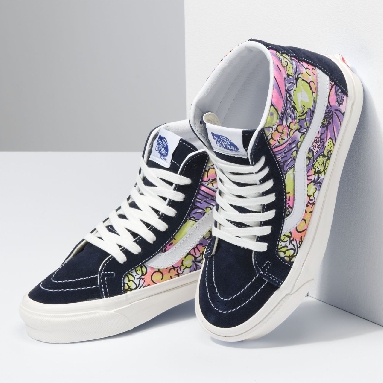 Vans Anaheim Factory Sk8-Hi 38 DX Purple Classic Womens - (Anaheim Factory) parisian night/og veggies print VN0A38GF9GR Shoes