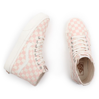 Vans Eco Theory Sk8-Hi Tapered Pink Classic Womens - (Eco Theory) peachy keen/natural VN0A4U169FP Shoes