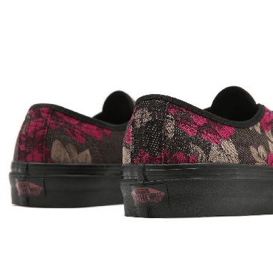 Vans Anaheim Factory Authentic 44 DX Black Classic Womens - (Anaheim Factory) Roses/Black VN0A5KX48FH Shoes