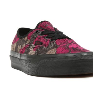 Vans Anaheim Factory Authentic 44 DX Black Classic Womens - (Anaheim Factory) Roses/Black VN0A5KX48FH Shoes