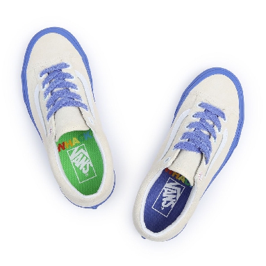 Vans x Tierra Whack Style 36 Blue Classic Womens - (Tierra Whack) Classic White/Baja Blue VN0A54F67CC Shoes