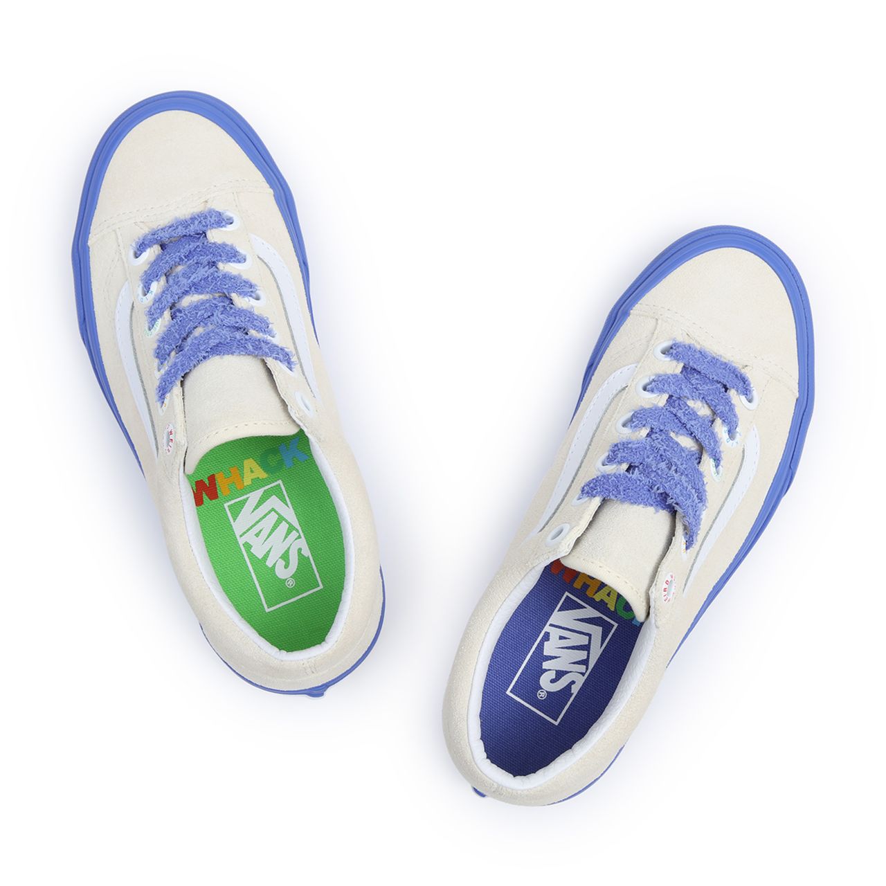 Vans x Tierra Whack Style 36 Blue Classic Womens - (Tierra Whack) Classic White/Baja Blue VN0A54F67CC Shoes