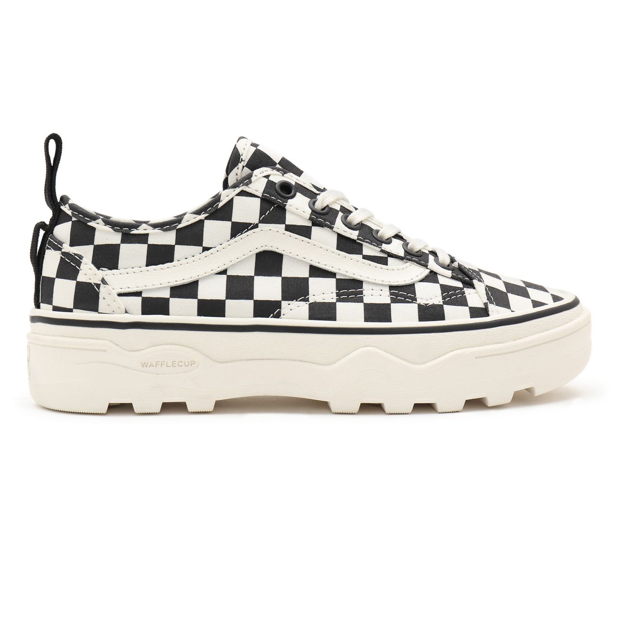 Vans Checkerboard Sentry Old Skool Wc White Classic Womens - (Checkerboard) Marshmallow/Black VN0A5KR3Q4O Shoes