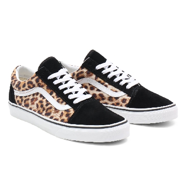 Vans Leopard Old Skool Black Classic Womens - (Leopard) Black/True White VN0A4U3B3I6 Shoes