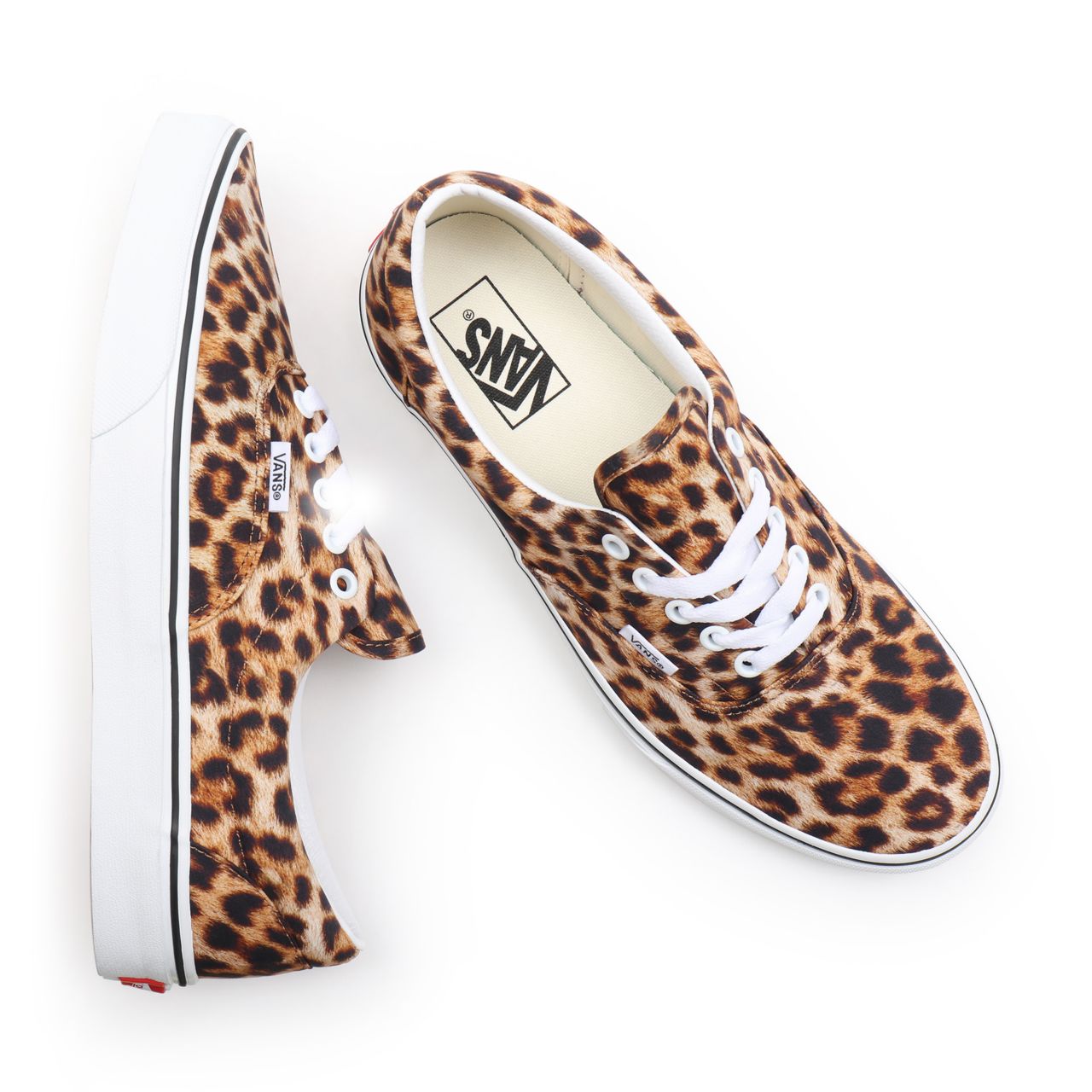 Vans Leopard Era Black Classic Womens - (Leopard) Black/True White VN0A4U393I6 Shoes