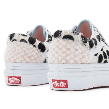 Vans Mixed Cozy Super ComfyCush Old Skool Pink Classic Womens - (Mixed Cozy) multi/true white VN0A4UUNA1Q Shoes