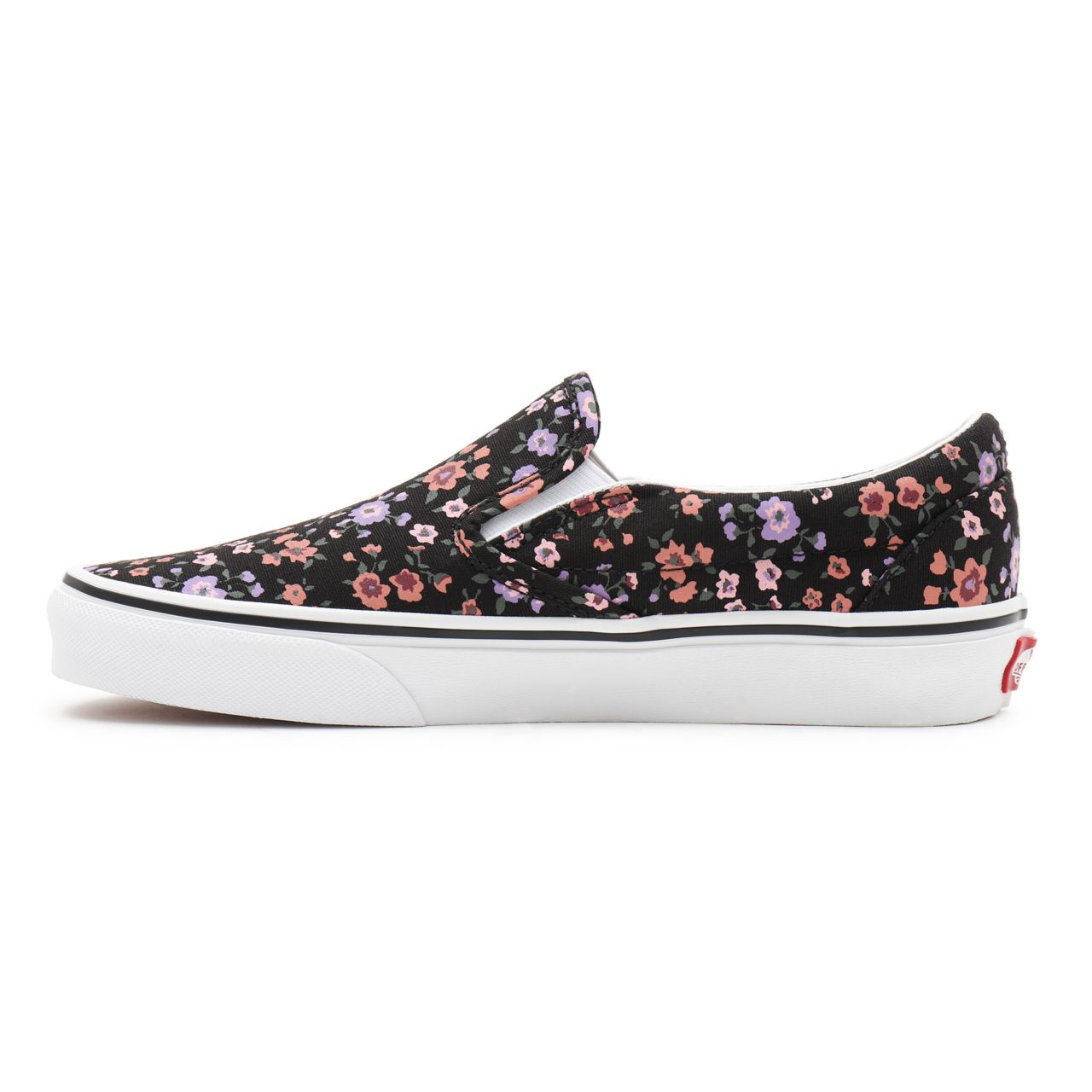 Vans Floral Classic Slip-On Black Classic Womens - (Floral) covered ditsy/true white VN0A33TB9HS Shoes