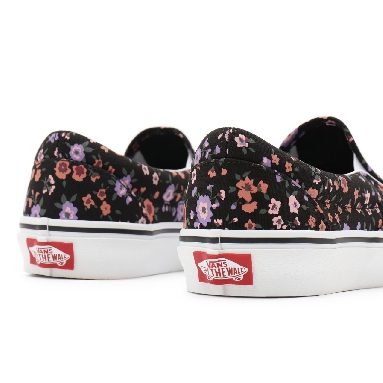 Vans Floral Classic Slip-On Black Classic Womens - (Floral) covered ditsy/true white VN0A33TB9HS Shoes