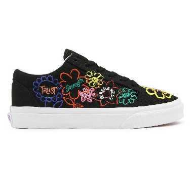 Vans Cultivate Care Old Skool Black Classic Womens - (Cultivate Care) Garden/True White VN0A5KRF8BC Shoes