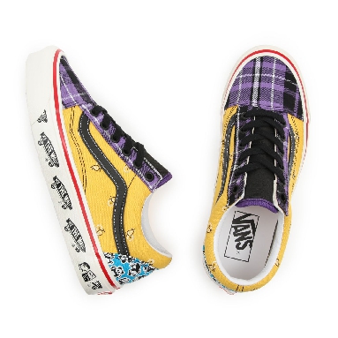 Vans Anaheim Factory Old Skool 36 DX Multicolour Classic Womens - (Anaheim Factory) Og Multi/Sidewall VN0A54F391A Shoes