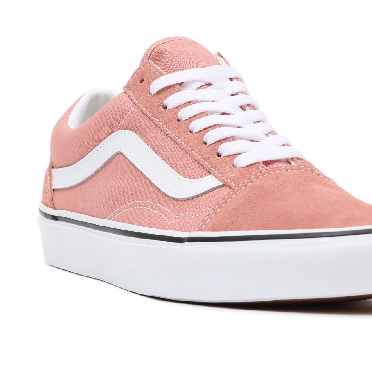 Vans Old Skool Pink Classic Womens - Rose Dawn/True White VN0A38G11UL Shoes