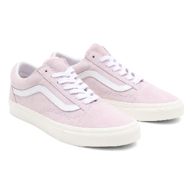 Vans Pig Suede Old Skool Pink Classic Womens - (Pig Suede) orchid ice/snow white VN0A38G19G4 Shoes