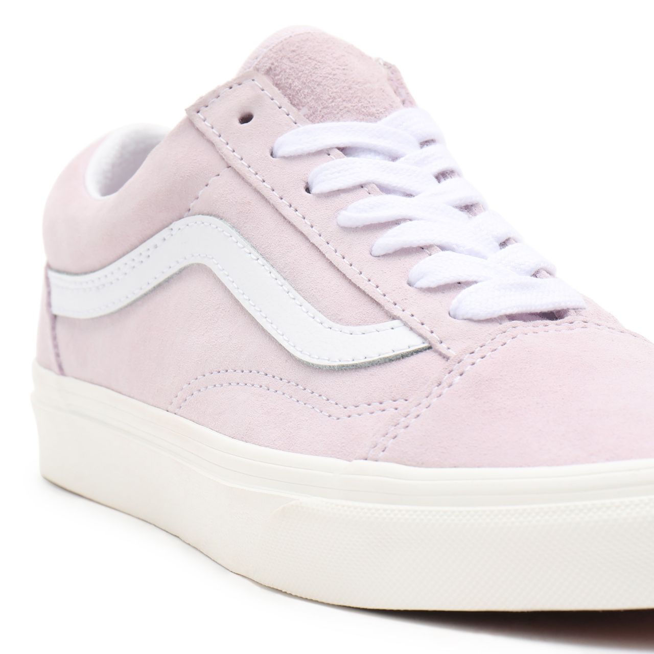 Vans Pig Suede Old Skool Pink Classic Womens - (Pig Suede) orchid ice/snow white VN0A38G19G4 Shoes