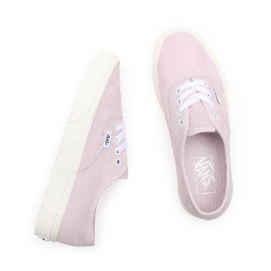 Vans Pig Suede Authentic Pink Classic Womens - (Pig Suede) orchid ice/snow white VN0A5HZS9G4 Shoes