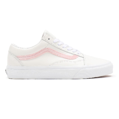 Vans Velvet Sidestripe Old Skool White Classic Womens - (Velvet Sidestripe) powder pink/true white VN0A38G19XL Shoes