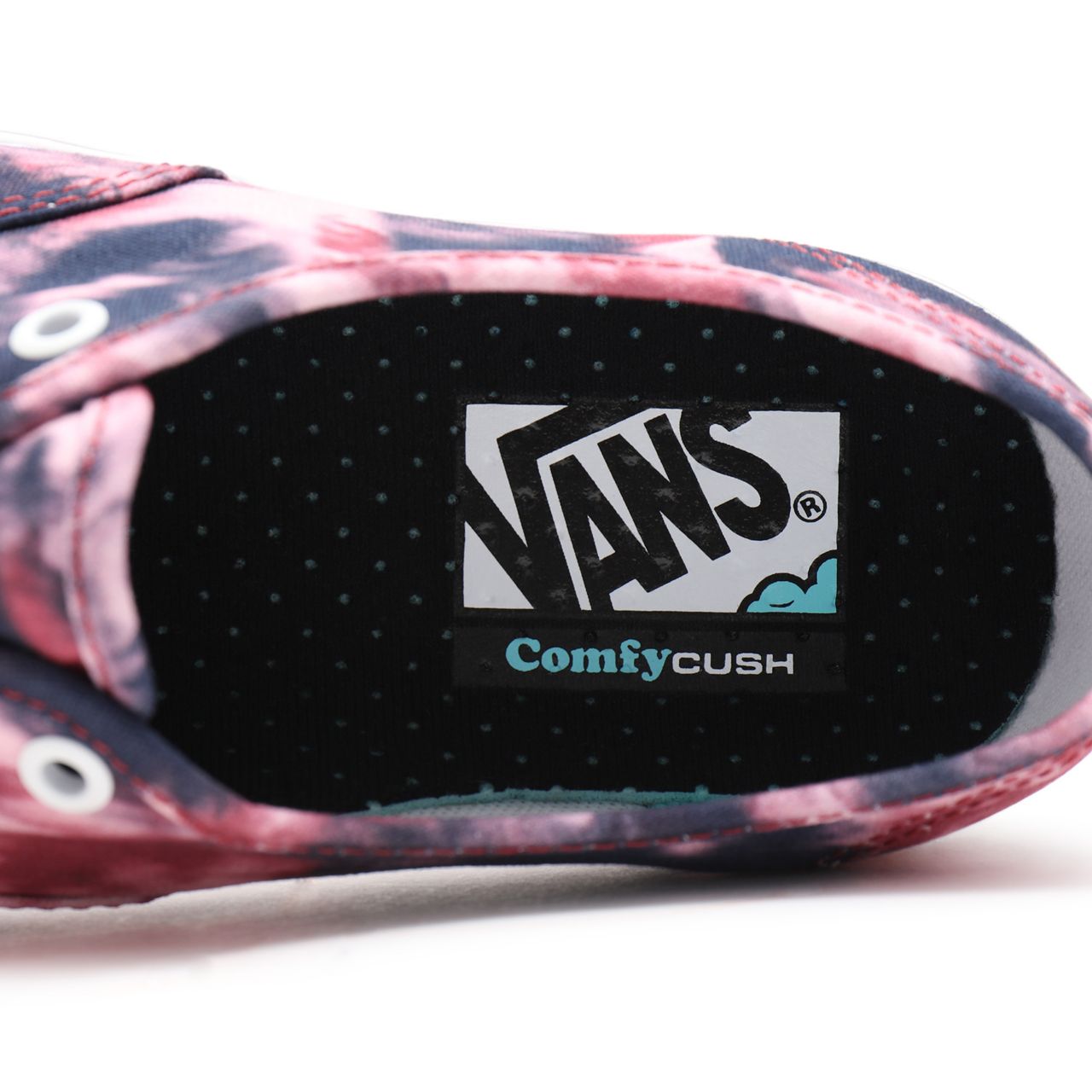 Vans Grunge Wash ComfyCush Authentic Pink Classic Womens - (Grunge Wash) multi/tie-dye VN0A3WM79JZ Shoes