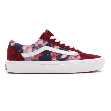 Vans Grunge Wash ComfyCush Old Skool Pink Classic Womens - (Grunge Wash) multi/tie-dye VN0A5DYC9JZ Shoes