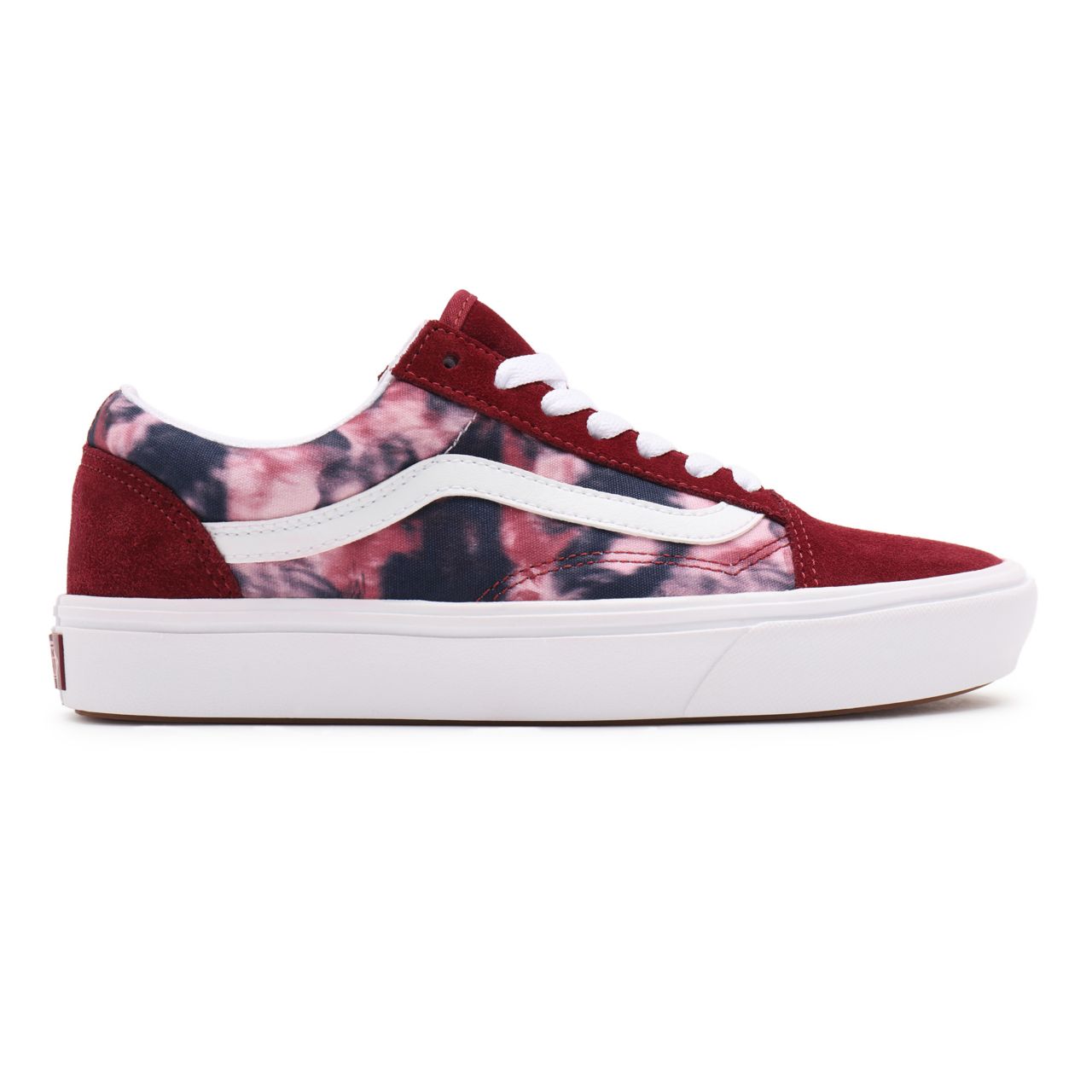 Vans Grunge Wash ComfyCush Old Skool Pink Classic Womens - (Grunge Wash) multi/tie-dye VN0A5DYC9JZ Shoes