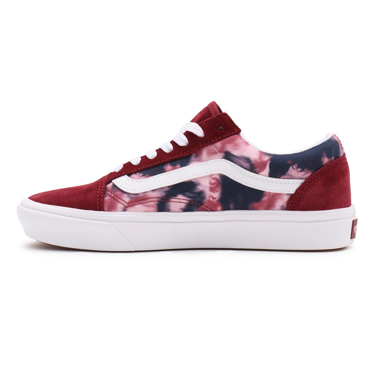 Vans Grunge Wash ComfyCush Old Skool Pink Classic Womens - (Grunge Wash) multi/tie-dye VN0A5DYC9JZ Shoes