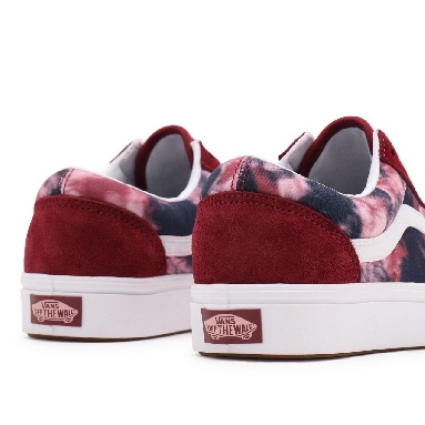 Vans Grunge Wash ComfyCush Old Skool Pink Classic Womens - (Grunge Wash) multi/tie-dye VN0A5DYC9JZ Shoes